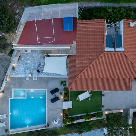Amazing View Villa Aliki With Infinity Pool & Spa ليغاريا المظهر الخارجي الصورة
