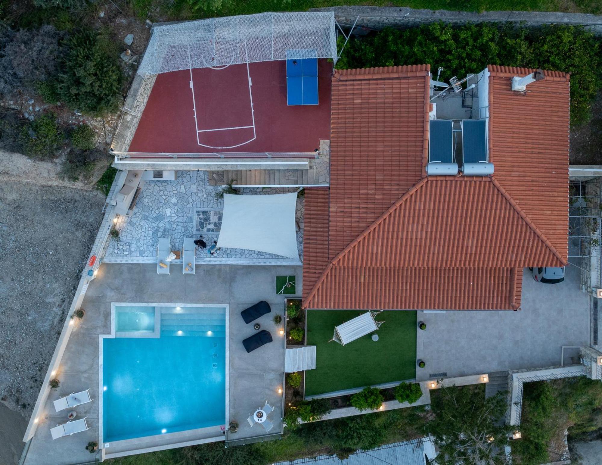 Amazing View Villa Aliki With Infinity Pool & Spa ليغاريا المظهر الخارجي الصورة